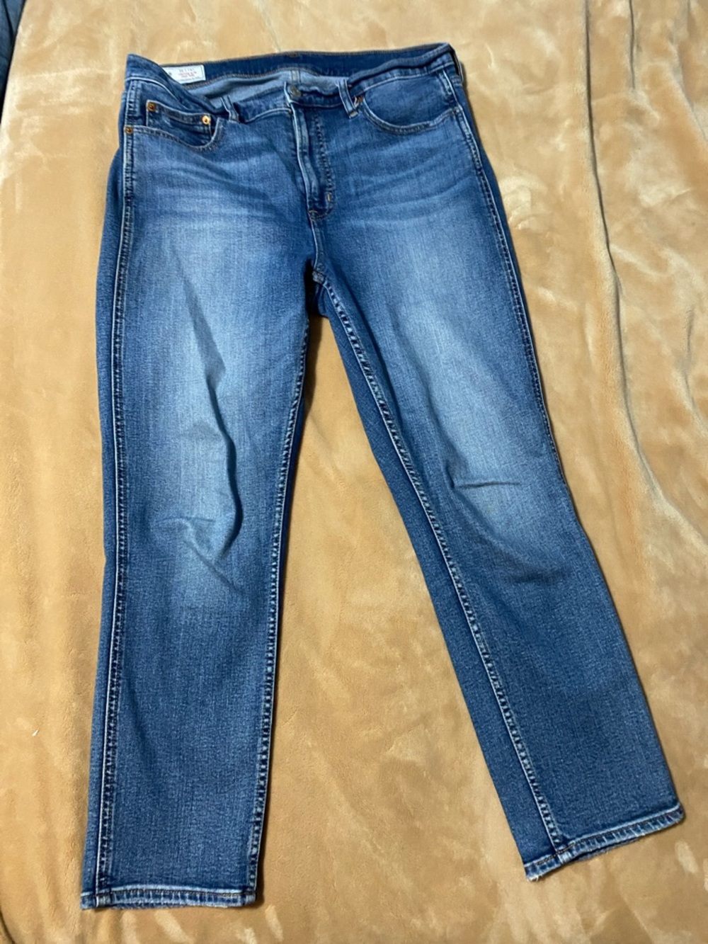 GAP Vintage Slim High Rise Blue Jeans Sz 14